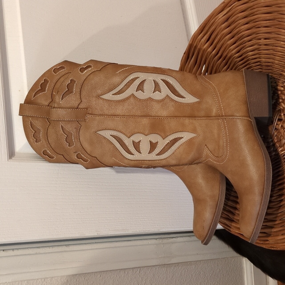 Madden NYC Brown Western Festival Cowboy Boot Womens 7 - Picture 9 of 9